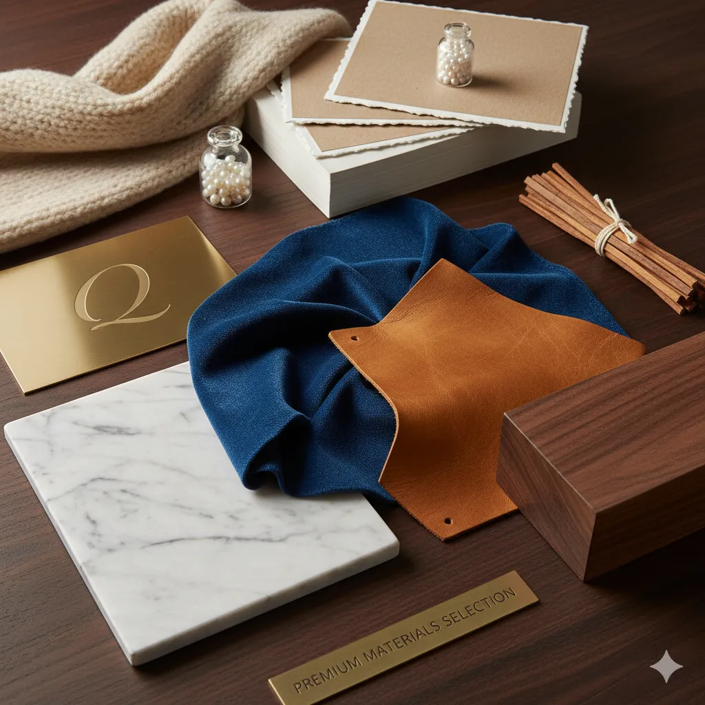 Quality materials showcase